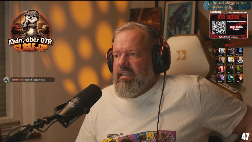 Torben im Podcast-Studio von Klein, aber OTR